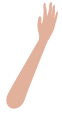 Person bottom hand